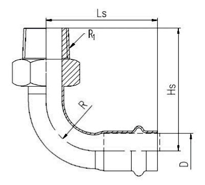 外螺紋長彎頭廠家-不銹鋼螺紋管件